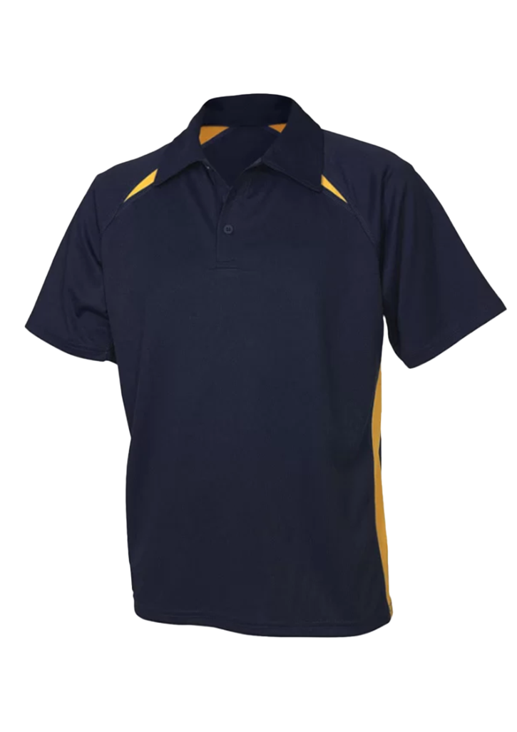Lawrence Area School Junior Polo Navy/Gold Kids